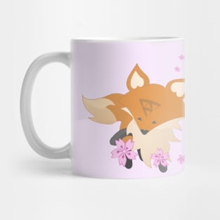 Sakura Fox Pink Mug